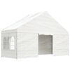 vidaXL Gazebo with Roof White 5.88x2.23x3.75 m Polyethylene
