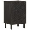 vidaXL Bathroom Cabinet Black 38x33x58 cm Solid Wood Mango