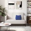 vidaXL Back Pillow Police Blue 45 x 20 x 35 cm Corduroy Fabric