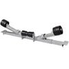 vidaXL Boat Trailer Bottom Support Bracket with Keel Rollers