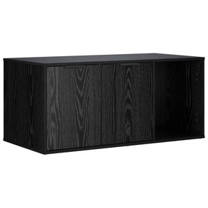 vidaXL Cat Crate Furniture Black Oak 100 x 49 x 45 cm Engineered Wood