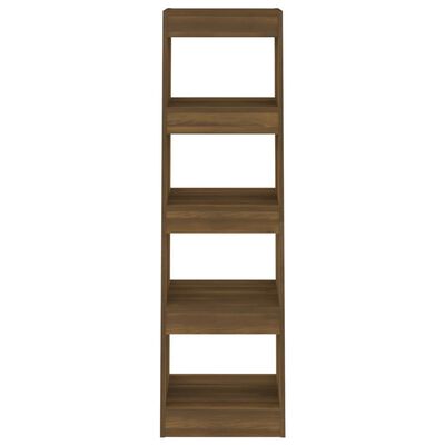 vidaXL Book Cabinet/Room Divider Brown Oak 40x30x135 cm