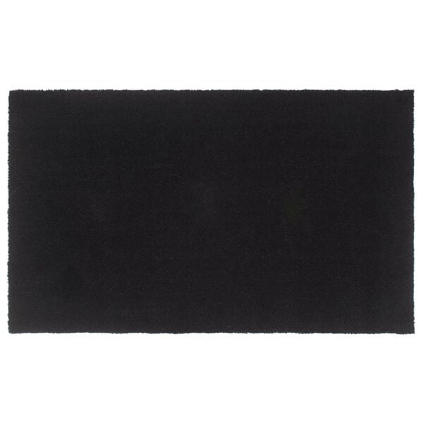 vidaXL Door Mat Black 90x150 cm Tufted Coir