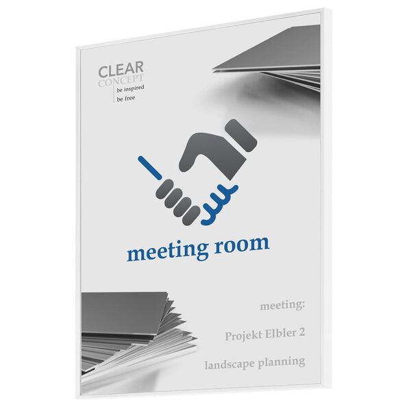 MOEDEL Info Sign A4 White