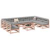 vidaXL 10 Piece Garden Sofa Set Solid Wood Douglas Fir