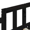 vidaXL Day Bed without Mattress Black 80x200 cm Solid Wood Pine