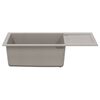 vidaXL Sink Grey 780 x 500 mm 80% Quartz and 20% Resin