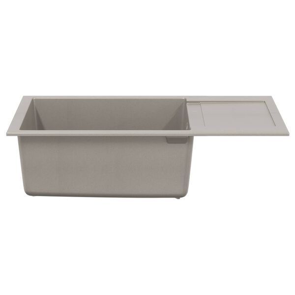 vidaXL Sink Grey 780 x 500 mm 80% Quartz and 20% Resin
