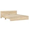 vidaXL Bed Frame without Mattress Sonoma Oak 160x200 cm