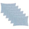 vidaXL Cushion Cover 6 pcs HEERLEN Light Blue 30 x 50 cm