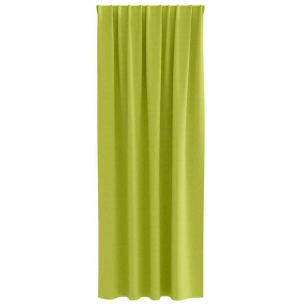 vidaXL Blackout Curtains with Rings 2 pcs Green 245 x 140 cm Polyester