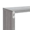 vidaXL Wall Cube Shelves 2 pcs Grey Sonoma 80x15x26.5 cm Engineered Wood
