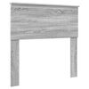 vidaXL Bed Frame Grey Sonoma 90 x 190 cm Solid Pine Wood