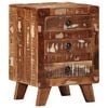 vidaXL Bedside Cabinet 2 pcs 37x32x50 cm Solid Wood Reclaimed