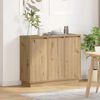 vidaXL LED Sideboard Artisan Oak 90 x 32 x 75 cm Engineered Wood