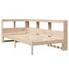 vidaXL Bookcase Bed without Mattress 75x190 cm Solid Wood Pine