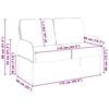 vidaXL Sofas with Cushion Black 115 x 56 x 80 cm Plywood