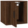vidaXL Wall Mounted TV Cabinet Brown Oak 40x34,5x40 cm