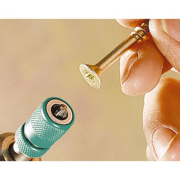 wolfcraft Bit Holder with Depth Stop and Ring Magnet 2411000