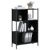 vidaXL Bookcase Black 72x28x109 cm Engineered Wood