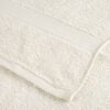 vidaXL Premium Bath Towels "SOLUND" 2 pcs Cream 100x150 cm 600 gsm