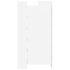 vidaXL Shoe Cabinet White 52x37.5x100 cm Engineered Wood