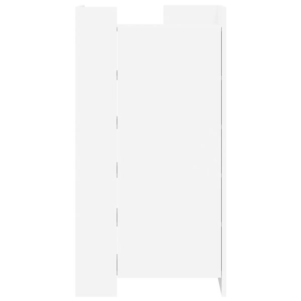 vidaXL Shoe Cabinet White 52x37.5x100 cm Engineered Wood
