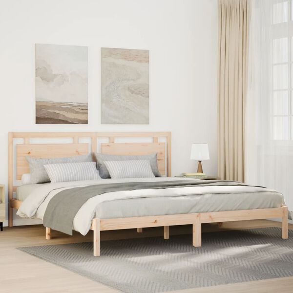 vidaXL Extra Long Bed Frame without Mattress 200x220 cm Solid Wood