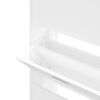 vidaXL Shoe Cabinet White 63x24x147 cm Engineered Wood