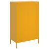 vidaXL Highboard Mustard Yellow 68x39x113 cm Steel