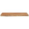 vidaXL Wall Shelf 40x20x3.8 cm Rectangular Solid Wood Acacia Live Edge