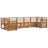 vidaXL Sectional Sofa Set 7 pcs Natural