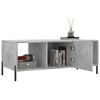 vidaXL Coffee Table Concrete Grey 102x50x40 cm Engineered Wood