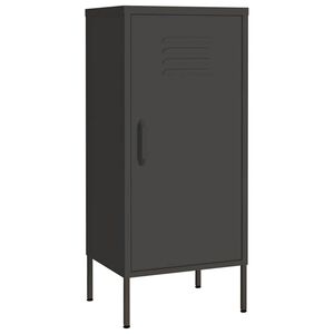 vidaXL Storage Cabinet Anthracite 42.5x35x101.5 cm Steel