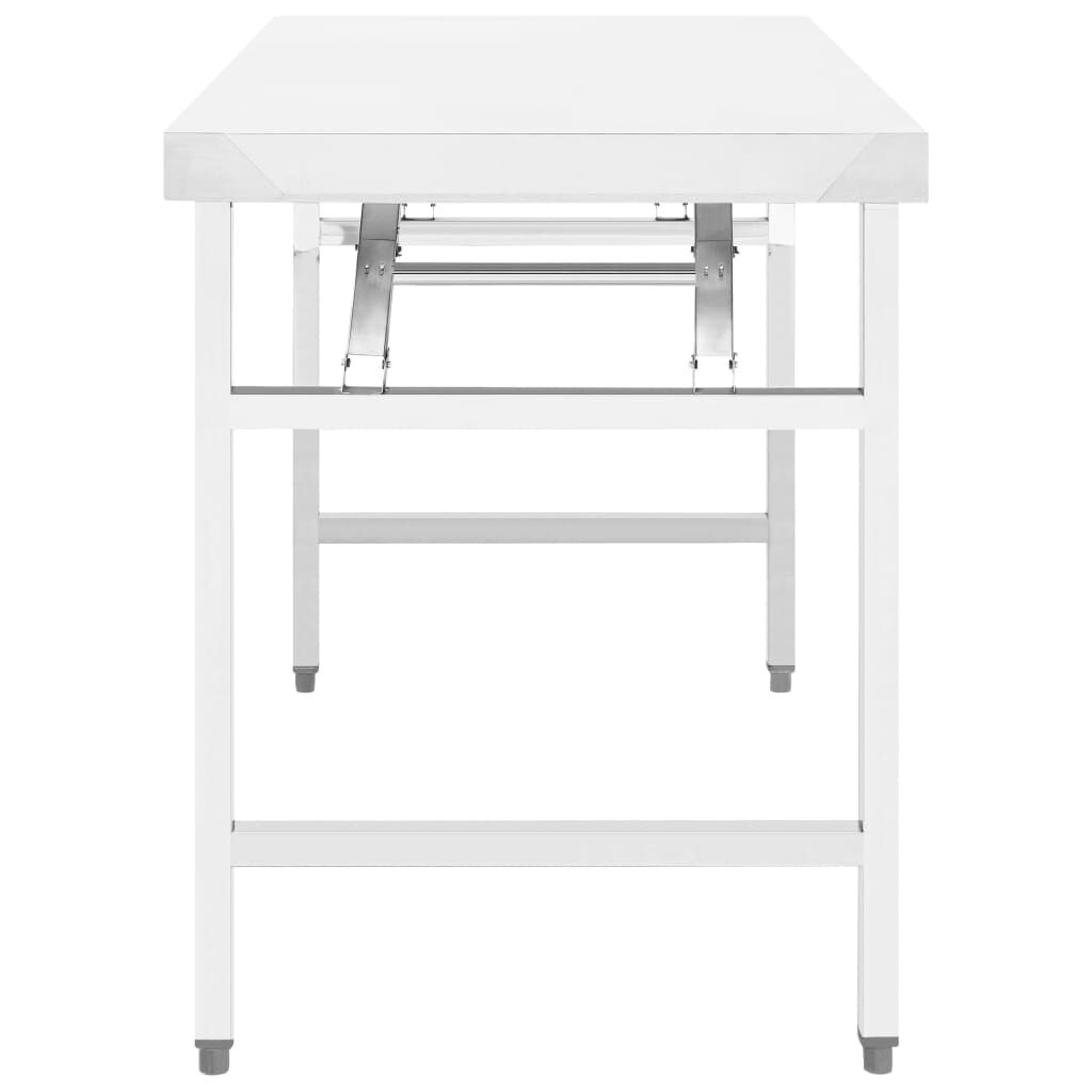 Portable stainless steel table discount