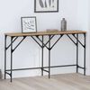 vidaXL Console Table Artisan oak 140 x 29 x 75 cm Engineered Wood