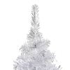 vidaXL Artificial Pre-lit Christmas Tree with Ball Set Silver 180 cm PET