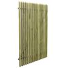 vidaXL Picket Garden Gate Impregnated Pinewood 100x150 cm