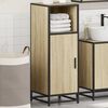 vidaXL Bathroom Cabinet Sonoma Oak 35x37.5x100 cm Engineered Wood