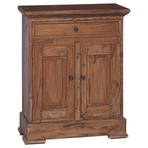 vidaXL Storage Cabinet 63 x 30 x 79 cm Solid Mahogany Wood