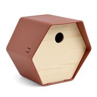 Capi Bird House Hive 1 19x23x20 cm Round Hole Brown