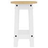 vidaXL 5 Piece Bar Set White Solid Wood Pine