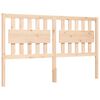 vidaXL Bed Frame without Mattress King Size Solid Wood Pine