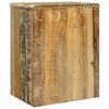 vidaXL End Table with 1 Drawer 1 Door Reclaimed Wood