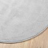 vidaXL Rug OVIEDO Short Pile Grey &Oslash; 160 cm