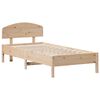 vidaXL Bed Frame without Mattress 100x200 cm Solid Wood Pine