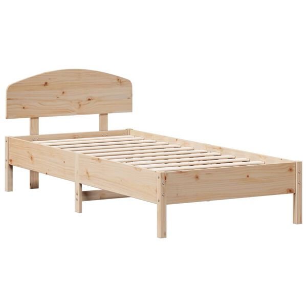 vidaXL Bed Frame without Mattress 100x200 cm Solid Wood Pine
