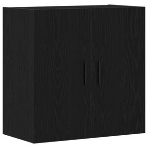 vidaXL Wall-mounted Cabinet 60 x 31 x 60 cm Engineered Wood Black Oak