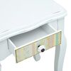 vidaXL Bedside Cabinet White 40x30x50.5 cm Wood