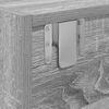 vidaXL TV Cabinet Grey sonoma 100 x 31 x 25.5 cm Engineered wood